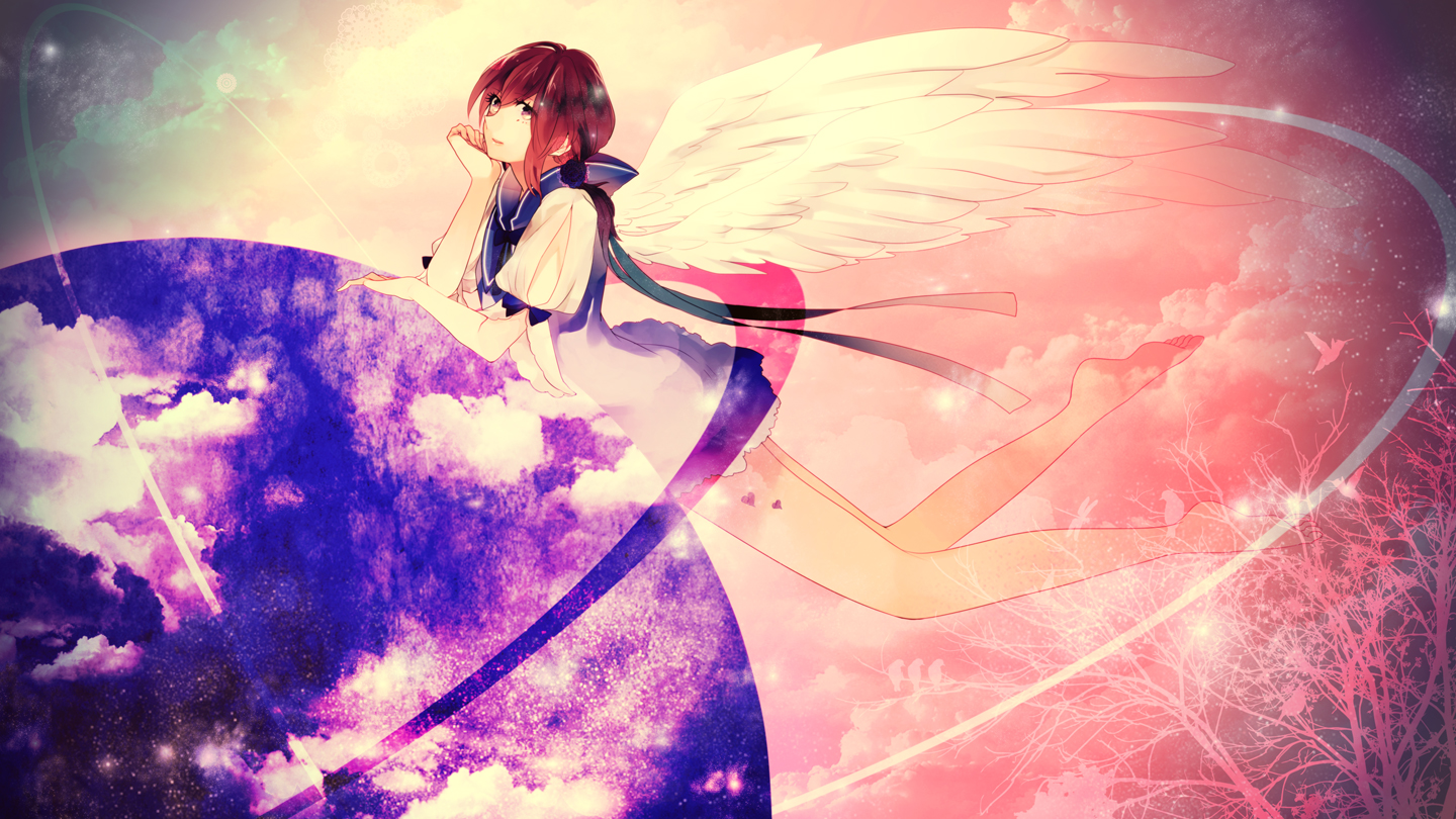 Konachan.com%20-%20137637%20barefoot%20brown_eyes%20brown_hair%20dress%20momoiro_oji%20wings.jpg